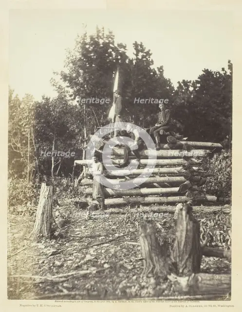 Signal Tower on Elk Mountain, Maryland, September 1862. Creator: Alexander Gardner.