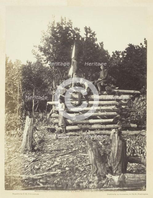 Signal Tower on Elk Mountain, Maryland, September 1862. Creator: Alexander Gardner.