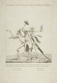 Signalement Des Chouans et Autres Contrevolutionaires, ca. 1793. Creator: Unknown