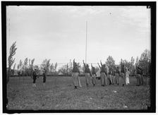 Signaling, between 1910 and 1917. Creator: Harris & Ewing