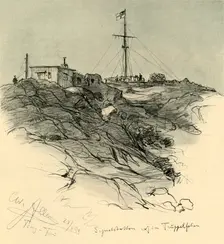 Signalling station, Tsingtao, China, 1898. Creator: Christian Wilhelm Allers