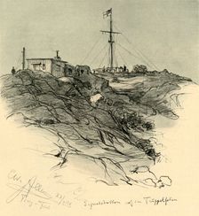 Signalling station, Tsingtao, China, 1898. Creator: Christian Wilhelm Allers
