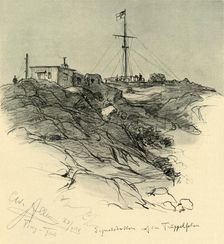 Signalling station, Tsingtao, China, 1898. Creator: Christian Wilhelm Allers