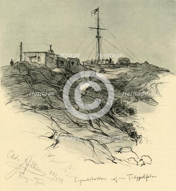 Signalling station, Tsingtao, China, 1898. Creator: Christian Wilhelm Allers.