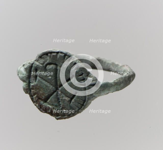 Signet Ring, Frankish, 7th century. Creator: Unknown.