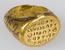 Signet Ring of John, Imperial Spatharios, Byzantine, 10th century. Creator: Unknown