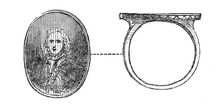 Signet-ring of the Pretender, 1845. Creator: Unknown