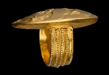 Signet ring, Late Minoan II-IIIA1, c1500 BC