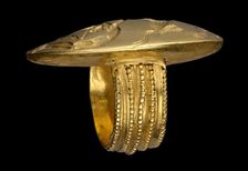 Signet ring, Late Minoan II-IIIA1, c1500 BC