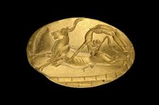 Signet ring, Late Minoan II-IIIA1, c1500 BC