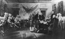 Signing the Declaration of Independence, 28th June 1776 c1817. Artist: John Trumbull