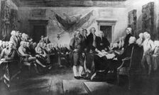 Signing the Declaration of Independence, 28th June 1776 c1817. Creator: John Trumbull