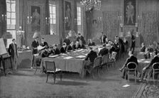 Signing the treaty of London, May 1913, (c1920)
