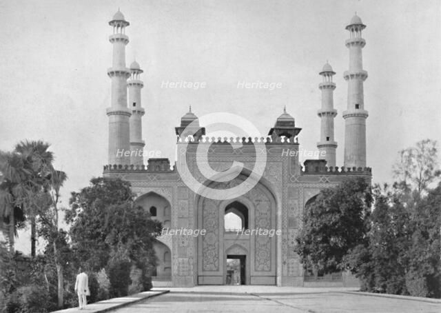 'Sikandra. Gateway of the Tomb of Akbar', c1910. Creator: Unknown.