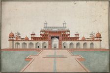 Sikandra, near Agra, Uttar Pradesh: mausoleum of the Emperor Akbar, (between 1800 and 1899?). Creator: Unknown