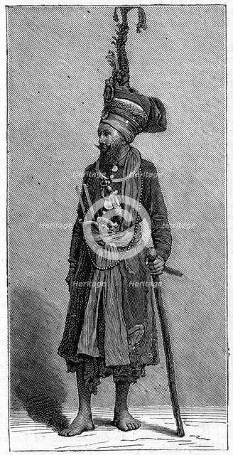 'Sikh chief', 1886. Artist: Unknown