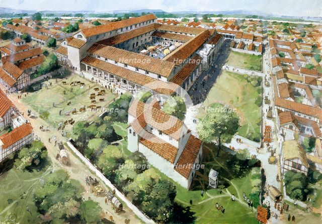 Silchester Roman City, c3rd century, (1990-2010). Artist: Ivan Lapper.
