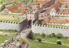 Silchester Roman City Walls, 3rd century, (1990-2010). Artist: Ivan Lapper