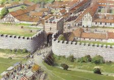 Silchester Roman City Walls, 3rd century, (1990-2010). Artist: Ivan Lapper