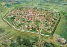 Silchester Roman City Walls, c3rd century, (1990-2010). Artist: Ivan Lapper