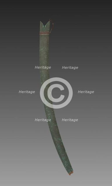 Silapa Sword (green leather case), 1700s-1800s. Creator: Unknown.