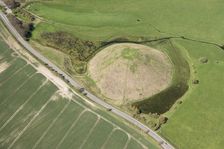 Silbury Hill, near Avebury, Wiltshire, 2018. Creator: Historic England Staff Photographer