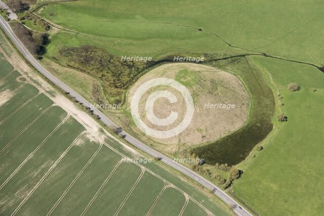 Silbury Hill, near Avebury, Wiltshire, 2018. Creator: Historic England Staff Photographer.