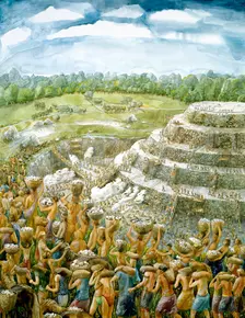 Silbury Hill, c2400BC, (c1990-2010). Artist: Judith Dobie