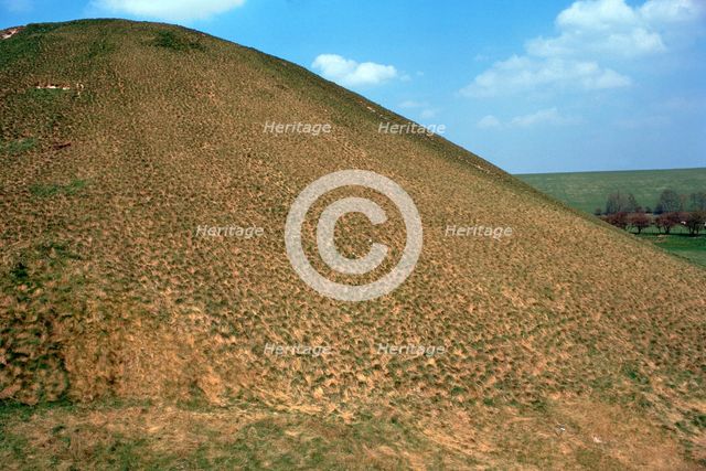 Silbury hill from the south.