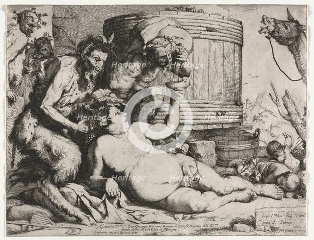 Silenus, 1628. Creator: Jusepe de Ribera (Spanish, 1591-1652).