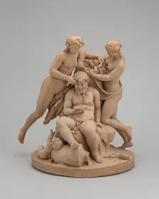 Silenus Crowned by Nymphs, c. 1840. Creator: Unknown