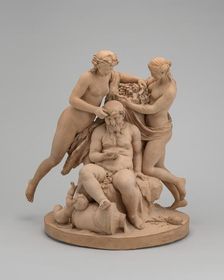 Silenus Crowned by Nymphs, c. 1840. Creator: Unknown