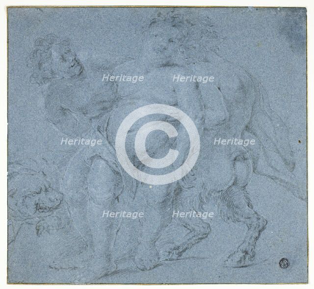 Silenus Supported by Two Satyrs, n.d. Creator: Unknown.