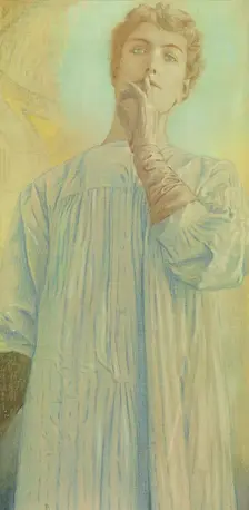 Silence, 1890. Creator: Khnopff, Fernand (1858-1921)