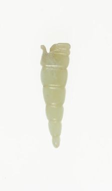 Silkworm Pupa Pendant, Shang or Western Zhou period, 13th/10th century B.C. Creator: Unknown