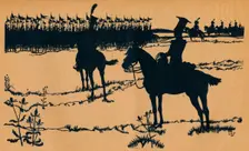 Silhouette for Ombres Chinoisses from L'Epopee, 1898. Artist: Caran d'Ache