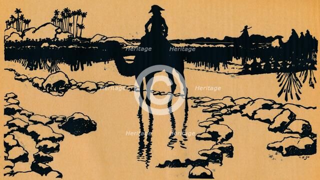 Silhouette for 'Ombres Chinoisses' from 'L'Epopee, 1898. Artist: Caran d'Ache