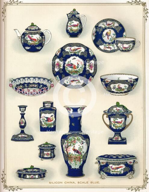 Silicon China, Scale Blue, early 20th century. (1911). Artist: Unknown