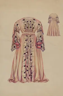 Silk Taffeta Costume, c. 1938. Creator: Sarah F. Williams