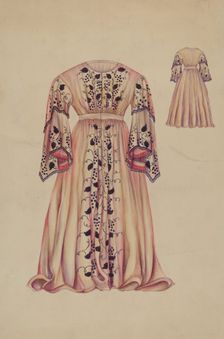 Silk Taffeta Costume, c. 1938. Creator: Sarah F. Williams