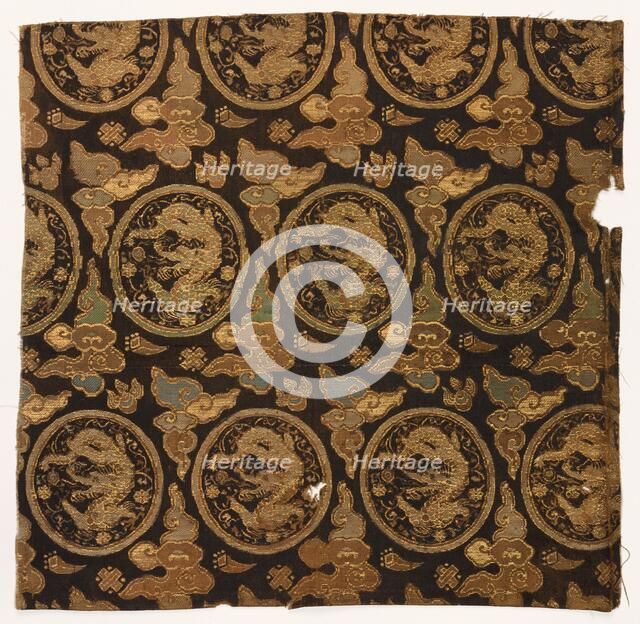 Silk Textile, 1700s. Creator: Unknown.