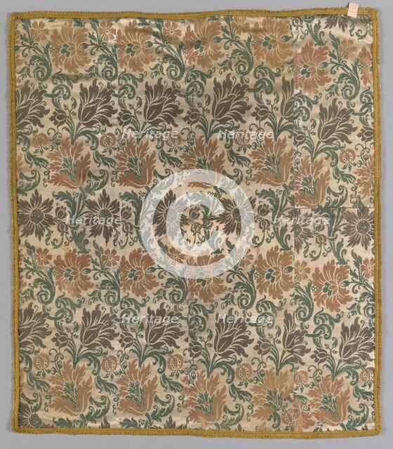 Silk Textile, 17th century. Creator: Unknown.