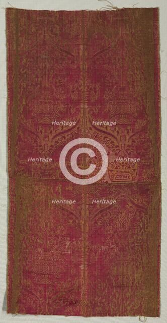 Silk and Hemp Fragment, 16th century. Creator: Unknown.