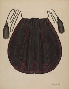 Silk Apron, c. 1938. Creator: Rex F Bush