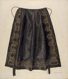 Silk Apron, c. 1939. Creator: Erwin Schwabe