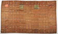 Silk brocade. A Buddhist monk's robe, patched: Kesa, Edo period, 1615-1868. Creator: Unknown