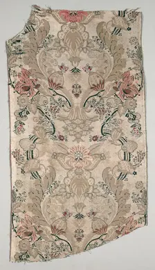 Silk Brocade, early 18th century. Creator: Unknown