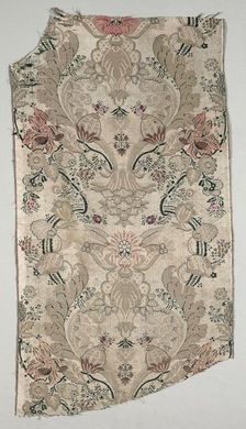 Silk Brocade, early 18th century. Creator: Unknown