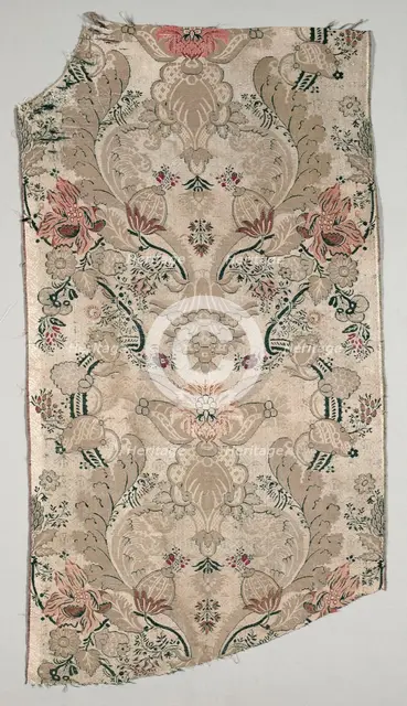 Silk Brocade, early 18th century. Creator: Unknown.