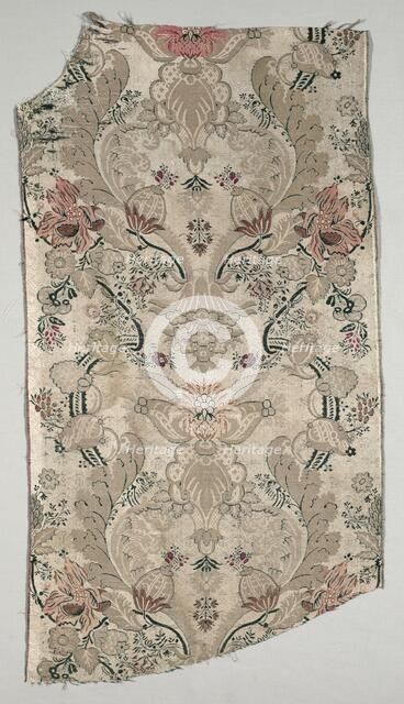Silk Brocade, early 18th century. Creator: Unknown.